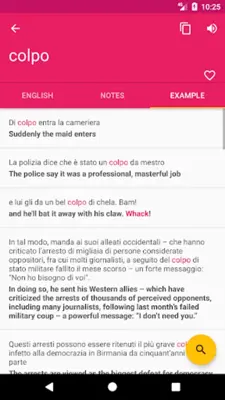 Italian English Offline Dictionary & Translator android App screenshot 3