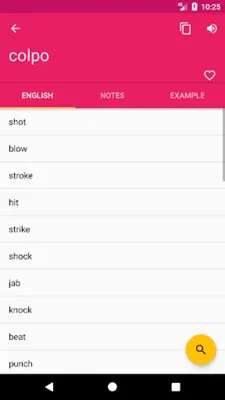 Italian English Offline Dictionary & Translator android App screenshot 4